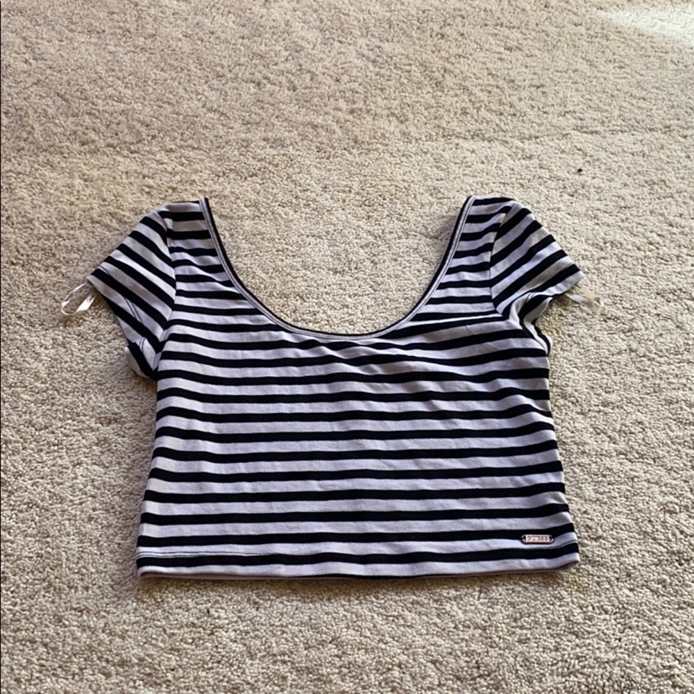 Crew Neck Crop Top